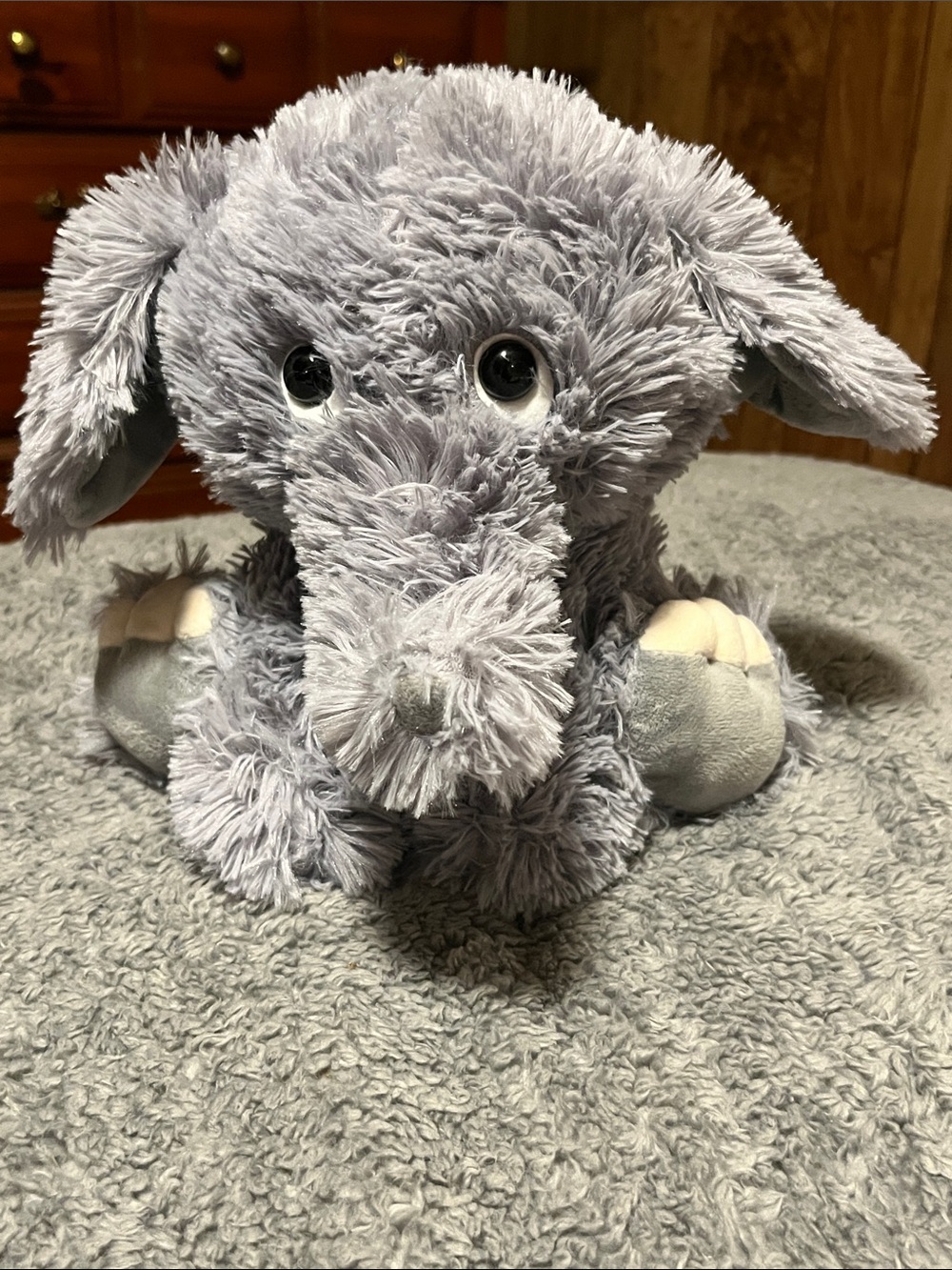 Toy Factory Gray Plush Paradise Ellie Elephant Stuffed Animal 10 inch